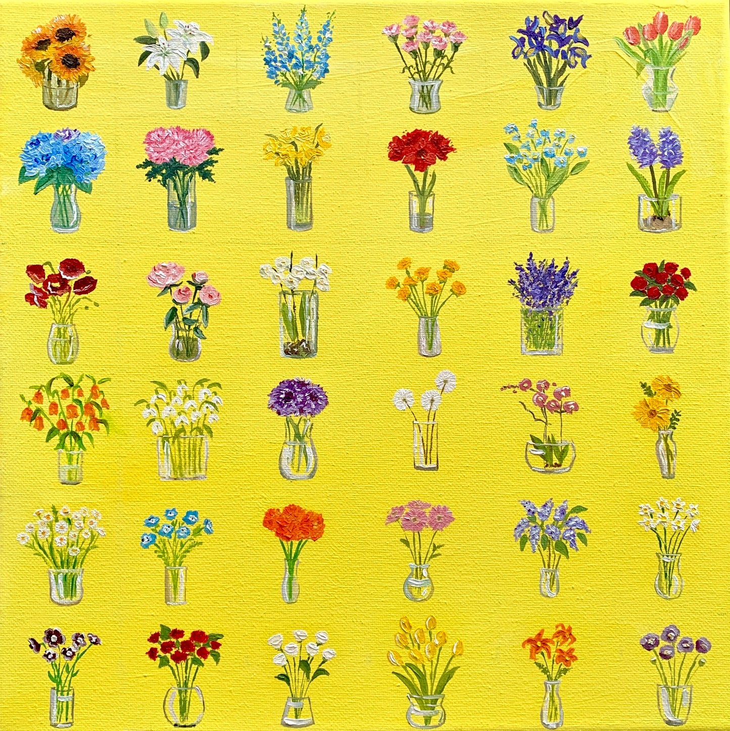 Blumen – Poster (20x20 cm)