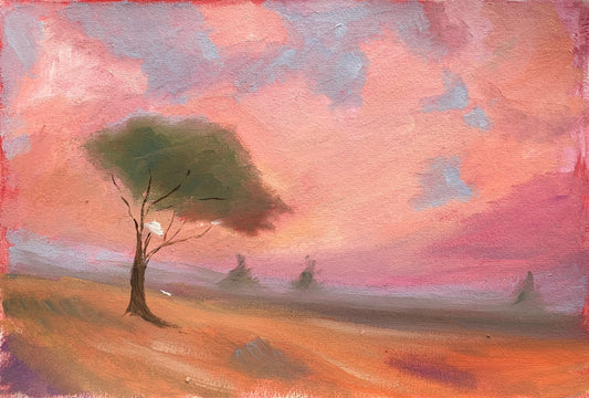 A Brief Breeze – Original Oil Painting (Framed)