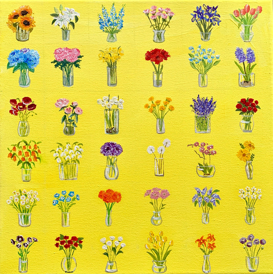 Flowers – Poster (20x20 cm)